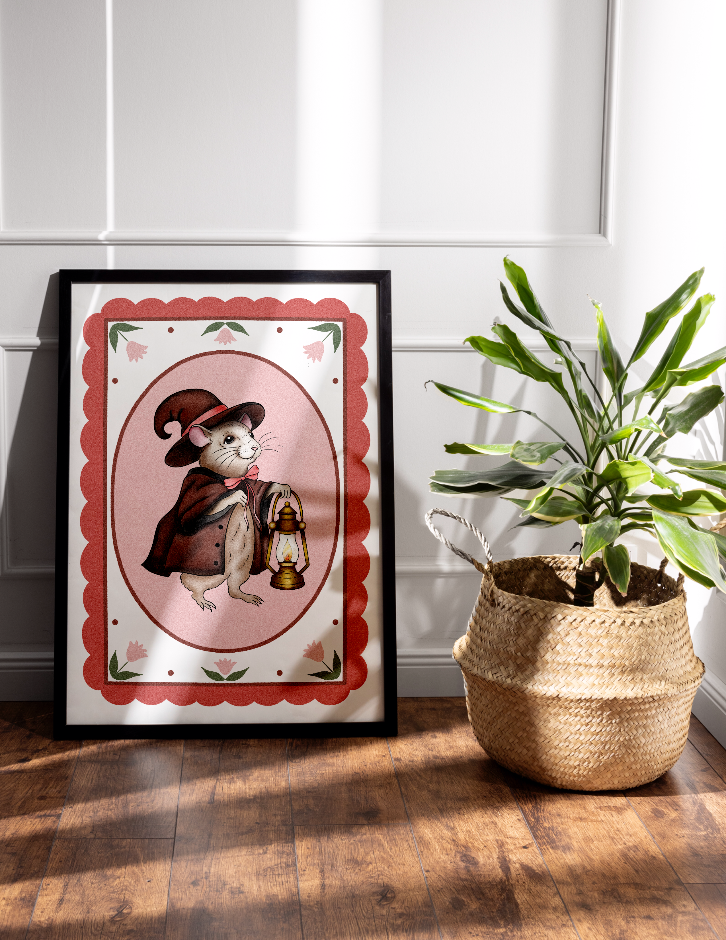 Woodland Mouse Art Print
