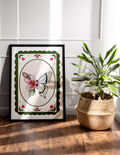 Magnolia Butterfly Art Print
