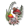Amanita Garden Vinyl Sticker