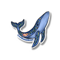 Folk Humpback Vinyl Sticker