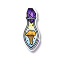 Chanterelle Potion Vinyl Sticker
