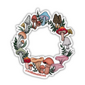 Mushroom Ring Vinyl Sticker