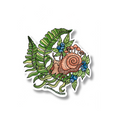Botanical Snail Vinyl Sticker